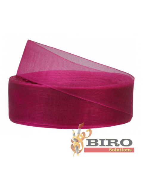 Panglică Organza Maxi 2.5 cm x 22.86 m, Vișină